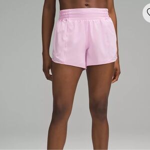 Hotty Hot High-Rise Lined Short 4" in Vitapink